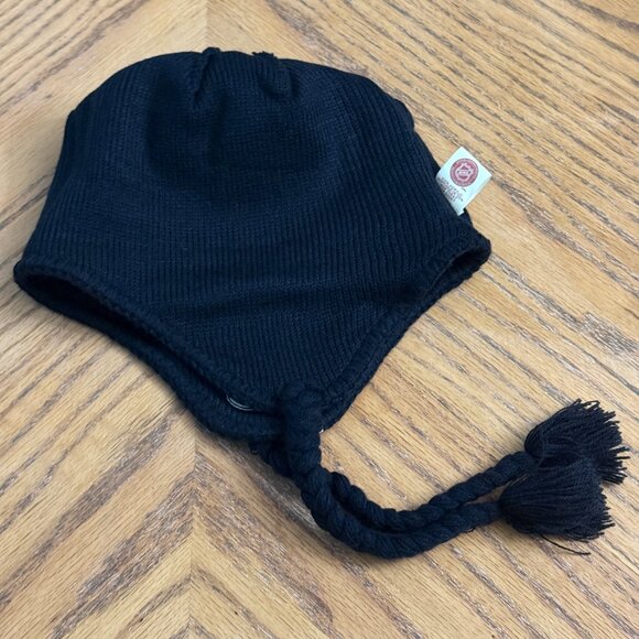 St. Louis Blues NHL Adult Knit Beanie Pom Pom Long Cords Earflap Headwear - Picture 7 of 8